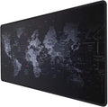 Large Gaming Mouse Map Pad 800×300×2MM (31.50X11.81X0.08 Inch),With Non-Slip Base,Waterproof and Foldable Pad,Desktop Pad Suitable for Gamers,Suitable for Desktop,Office and Home,Black