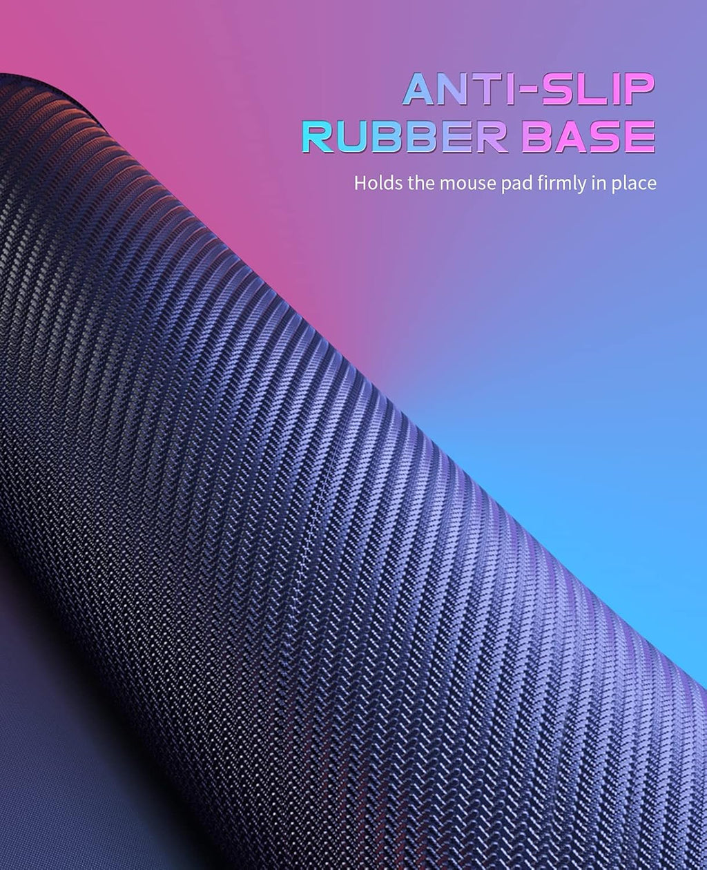 Gaming Mouse Pad Extended Large Mousepad with Superior Micro-Weave Cloth, Waterproof Keyboard Pad with Stitched Edges, Non-Slip Base, 31.5 X 11.8 Inch, XL, Black